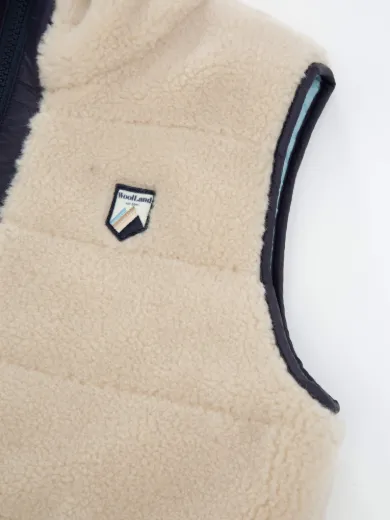 Bilde av WoolLand WL - Nusfjord vest kids Beige